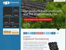 Tablet Screenshot of peninsulaplastics.com